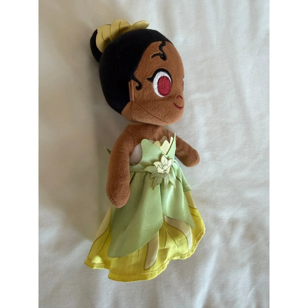 Disney Princess Tiana Plush Doll Stuffed Toy Green Dress 8.5 Inch